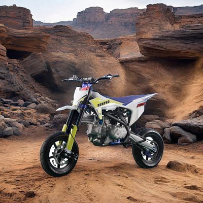 Carregamento máximo 150kgs Supermoto 190cc Gas Dirt Bike Motard 12'12' On Road Pneus Gas Motorcycle para Adultos
