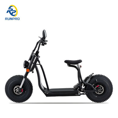 Motoristas Aventureiros Scooter elétrico off-road 3000W com pneus gordos 60V bateria de lítio