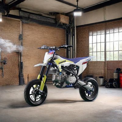 Carregamento máximo 150kgs Supermoto 190cc Gas Dirt Bike Motard 12'12' On Road Pneus Gas Motorcycle para Adultos