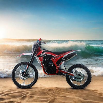 Motocross 250cc com pneus de borda de alumínio e mudança de engrenagem internacional