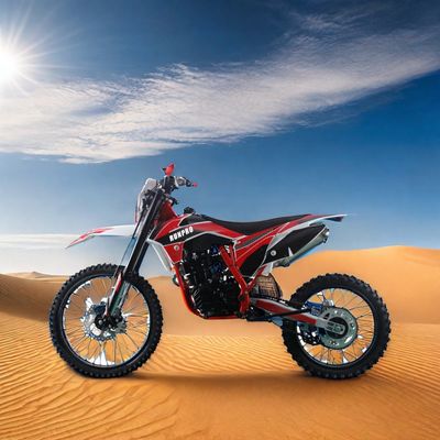 Motocross 250cc com pneus de borda de alumínio e mudança de engrenagem internacional