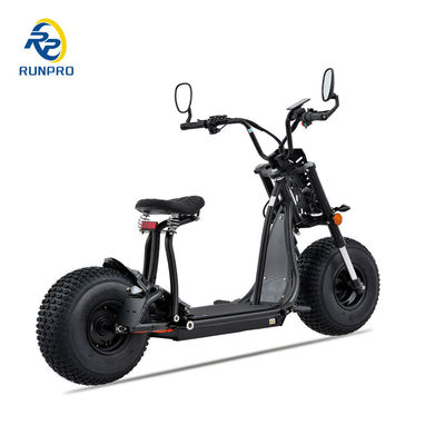 Scooter Elétrico Citycoco Pneus Gordos 1500W 2*1500W 60V Dobrável Long Range com COC CEE
