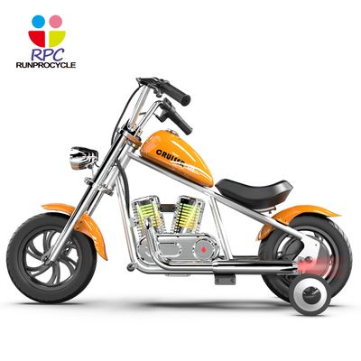 Experimente a emoção de andar em uma motocicleta mini elétrica para crianças com potência máxima de 200w