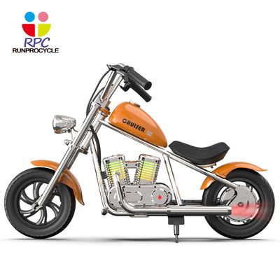 Experimente a emoção de andar em uma motocicleta mini elétrica para crianças com potência máxima de 200w
