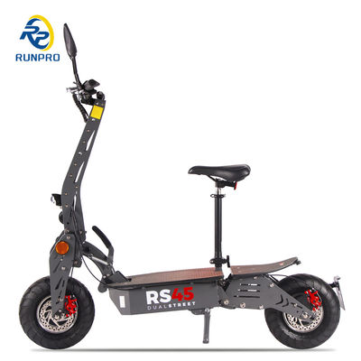 Velocidade máxima de 45 km / h e bateria de 48V12ah em scooter elétrico dobrável para conveniência