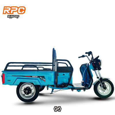 2024 Triciclo de carga de 3 rodas de alta velocidade Triciclo de carga com 60 V/72 V Tipo de condução elétrica