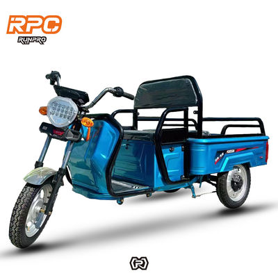 Custom Farm 1200W Triciclo Elétrico Motocicleta com sistema de travagem de tambor traseiro