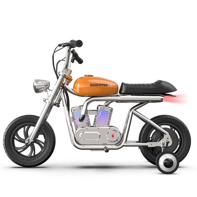 10-13km Máximo alcance 24v Li-ion 12 polegadas Mini motocicleta para crianças