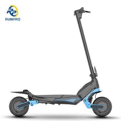Scooter elétrico dobrável off-road com motor duplo 2 * 500W e pneu de 9 polegadas para pilotos unisex