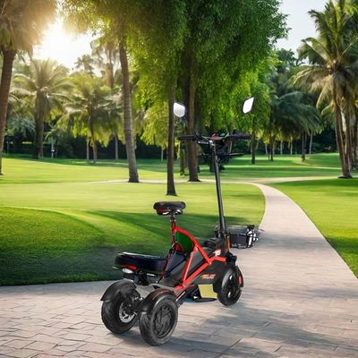 Scooter elétrico com dois motores sem escovas e estrutura de aço 48V500W*2 bateria de lítio