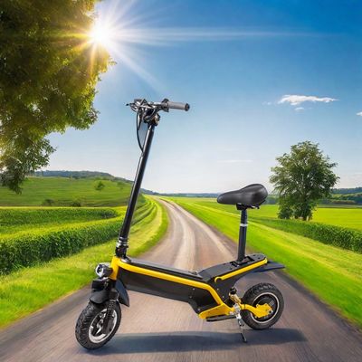 350W/500W Bateria Removível E-Scooter com design dobrável e alcance máximo de 35KM/45KM