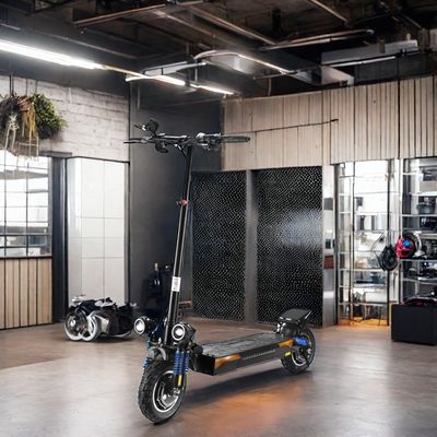 Scooter elétrico inteligente 500W Motor duplo Elétrico Motorbike Armazenamento Scooters elétricos