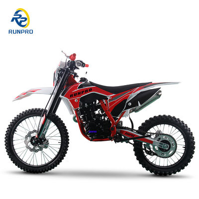 2024 250cc 4 Stroke Dirt Bike Pit Moto Cross com CE Max. Velocidade 80km/h Base de rodas 1340mm