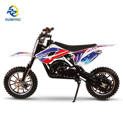 RUNPRO 50CC Kids Dirt Bike com motor de 2 tempos de 49cc Transmissão automática de embreagem