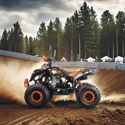 125cc Quad Bike semiautomático Off Road Cuatrimoto Moto Veículo manual Atv Quad 4 Wheeler