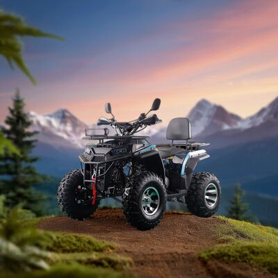 RUNPRO 200CC ATV Quad Bike para Adulto Elétrico Pull Start e Transmissão Automática