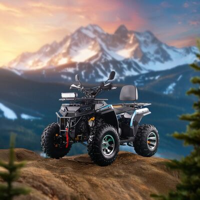 RUNPRO 200CC ATV Quad Bike para Adulto Elétrico Pull Start e Transmissão Automática