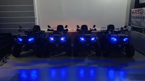 1000W GY6 Motor automático RUNPRO Rodas de aço ou alumínio de 10 polegadas ATVs adultos com guincho