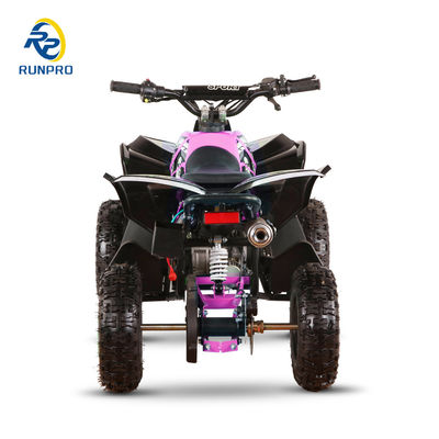 ATVs elétricos para crianças 49cc 50cc 4 rodas de gasolina Mini ATV com manuseio manual de plástico
