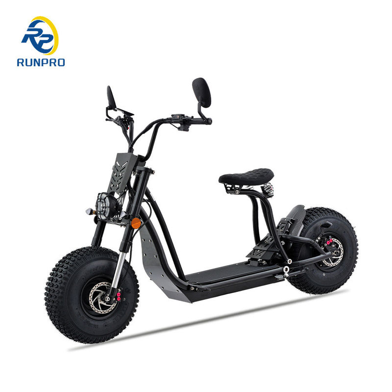 Unisex 1500W 2*1500W 60V CEE COC Fat Tire Adult Chopper Electric Scooter Citycoco com CE
