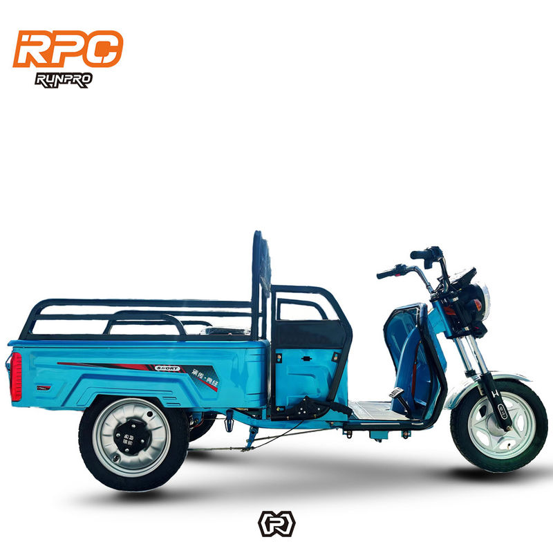 Custom Farm 1200W Triciclo Elétrico Motocicleta com sistema de travagem de tambor traseiro