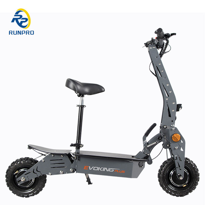 Sistema de travagem de disco hidráulico 2000W E-Scooter elétrico dobrável com e bateria Li-on de 48V20AH