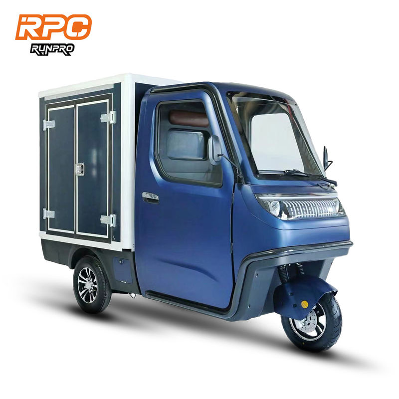 Frente 3.50-10 Atrás 4.00-10 1kw 2.5kw Triciclo Motocicleta com 1 assento e 3 rodas