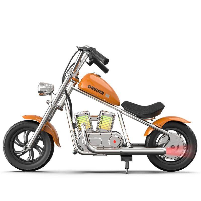 Moto elétrica para crianças 113,9*53,5*72,3cm Dimensões do veículo Chopper elétrico