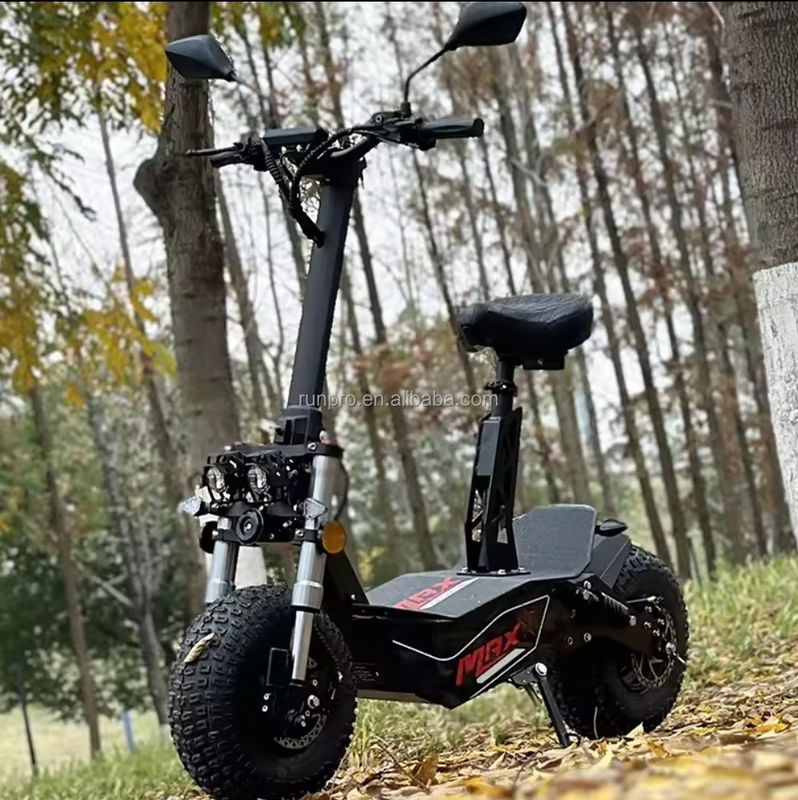 Off Road 2000W 3000W Mobilidade Scooter Elétrico COC CEE Motor sem escova 10 polegadas Hub Motor Scooter Elétrico Motor Bike com CE