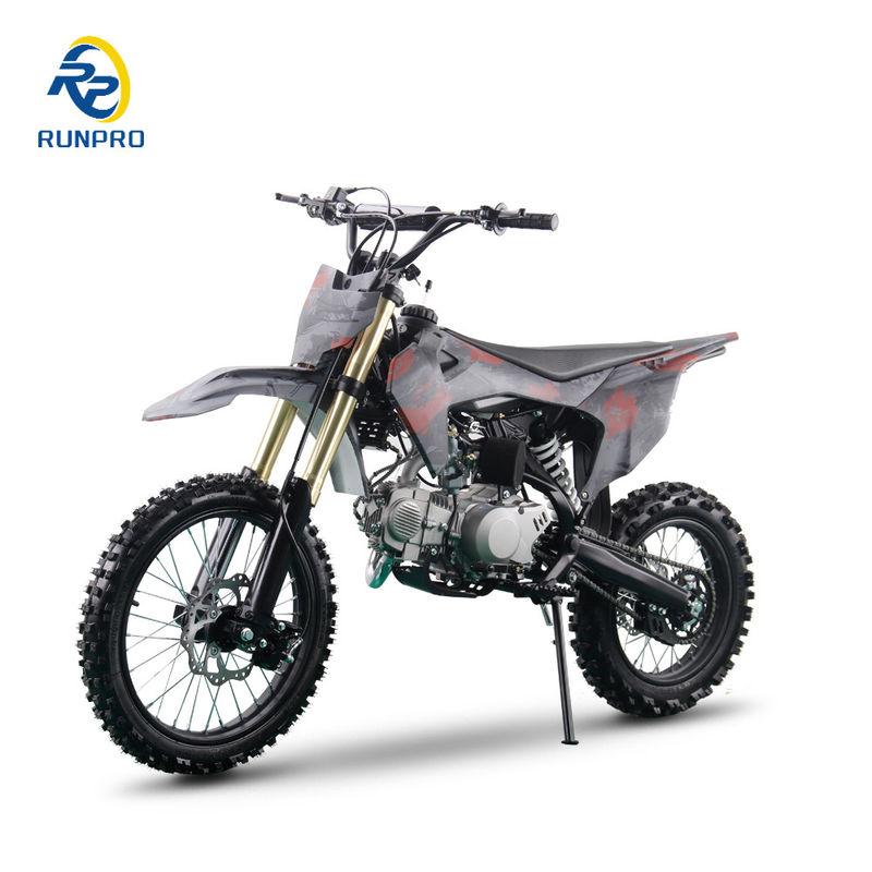 Motocicletas de plástico de camuflagem off-road com motor de 125cc-190cc e pneu de rodas 17/14