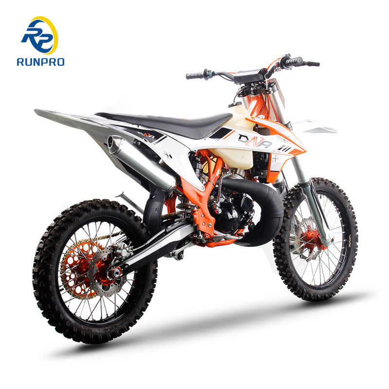 320 mm de distância do solo 2024 2 tempos 250cc Dirt Bike Motorcycle com refrigeração por água