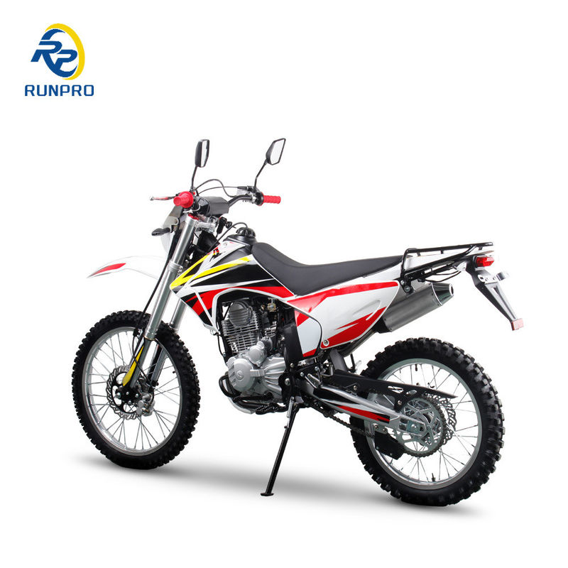 Runpro 300cc Racing Moto Cross Adult Motorcycle com três pinças CNC e pneus 21/18