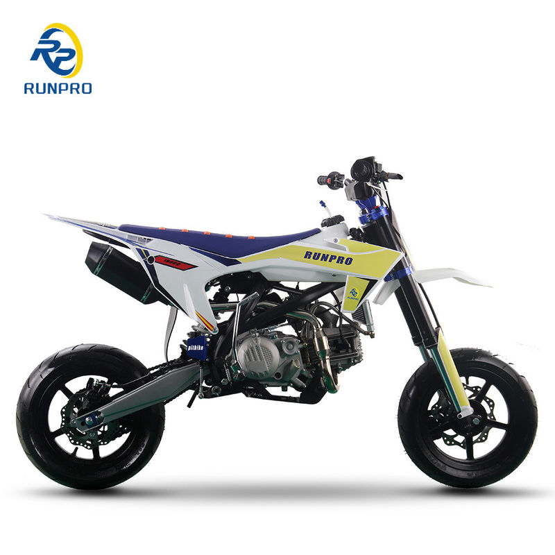 155cc 160cc Opções de motor rodas de liga de 12 polegadas tamanho Super Motard Dirt Bike com velocidade