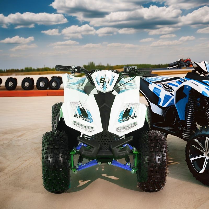 Kids Electric ATV Quad Bike com distância entre rodas 600-1000mm e tamanho geral 1250x760x800mm