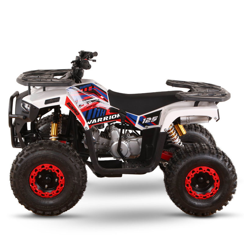 Certificado CE motorizado a gás Kids Quad Bike 110cc 125cc ATV Quatro rodas com tração de cadeia