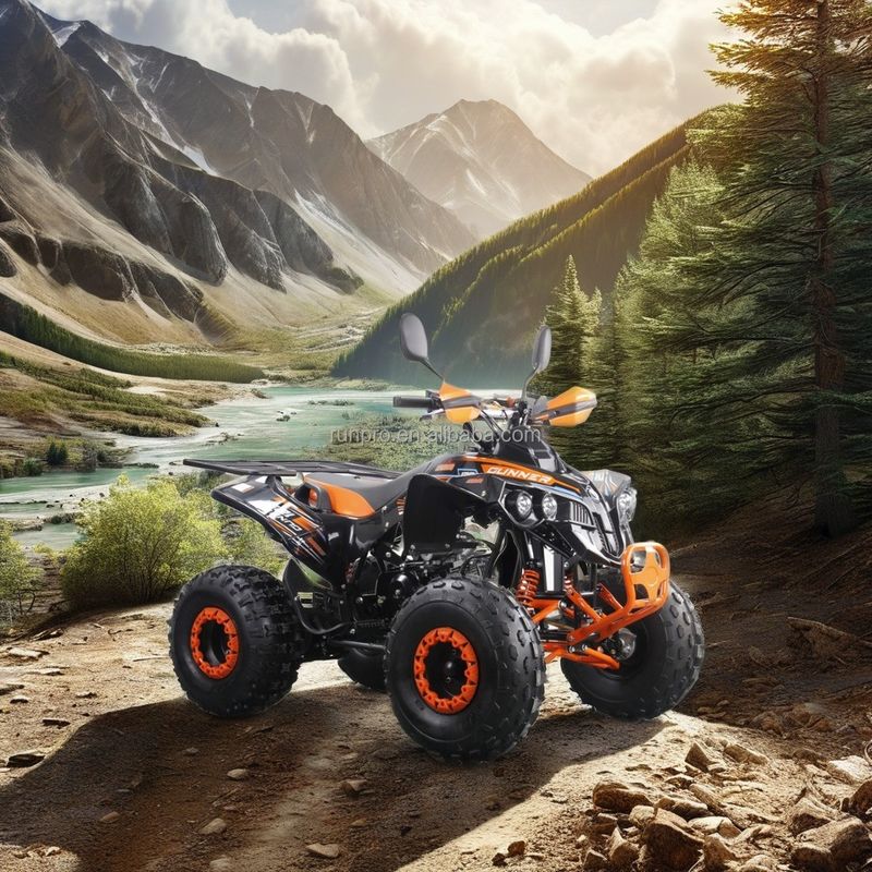 2024 Directo 125CC 2WD ATVs Transmissão automática Acionamento de eixo de 4 tempos Quad Bike combustível de gás