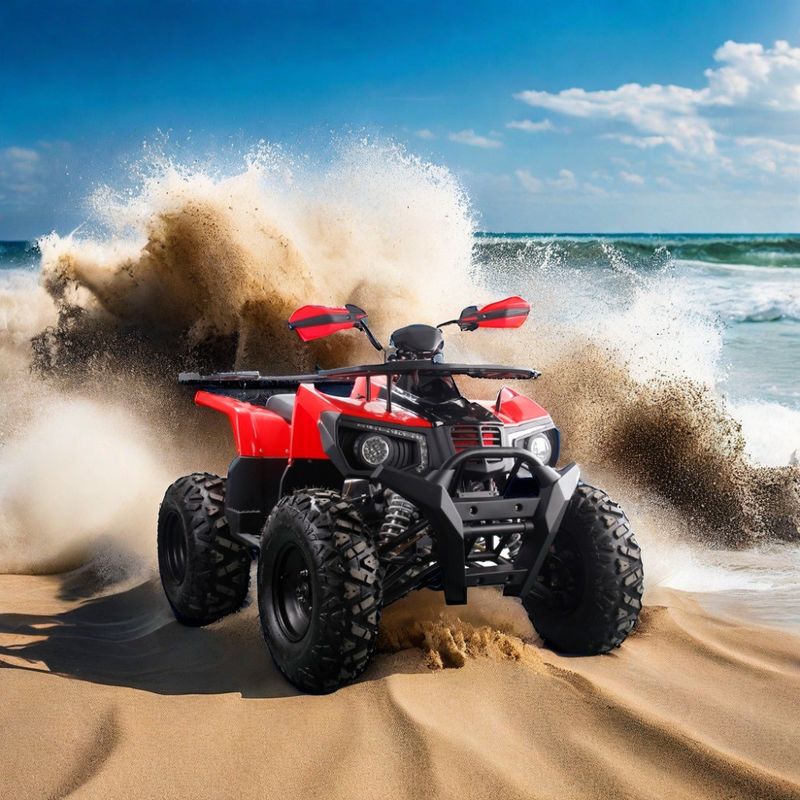 2024 Off Road Pneus de 10 polegadas Grande ATV 150CC 200CC 250CC Adultos Quad Farm 4 Tac Quatro rodas com CE