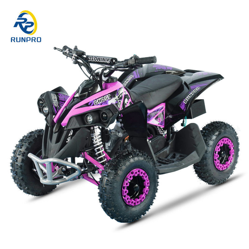 2024 RUNPRO 49cc ATV para crianças lado a lado 4 rodas 6 polegadas Pneus 2 tempos 50cc Quad Bikes